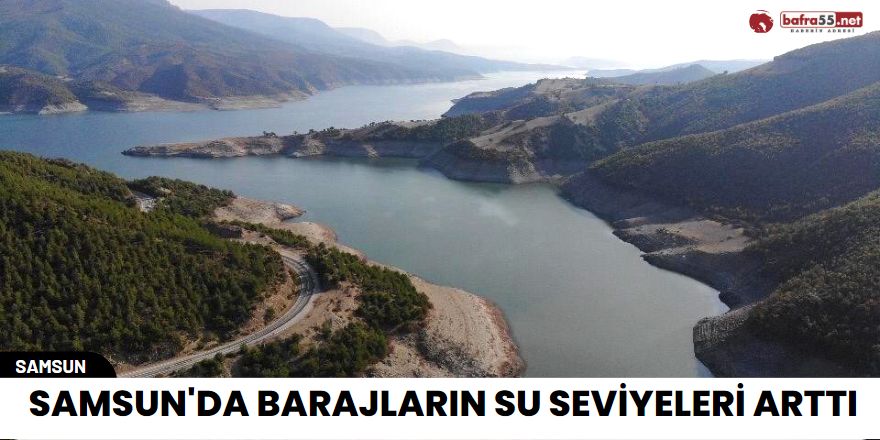 Samsun'da Barajların Su Seviyeleri Arttı