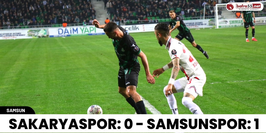 Sakaryaspor: 0 - Samsunspor: 1