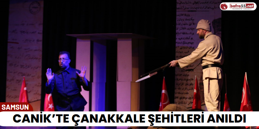 Canik’te Çanakkale Şehitleri Anıldı