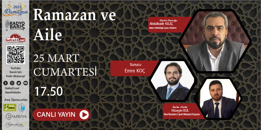 2023'de Ramazan Programının Bugünki Konusu 'Ramazan ve Aile'