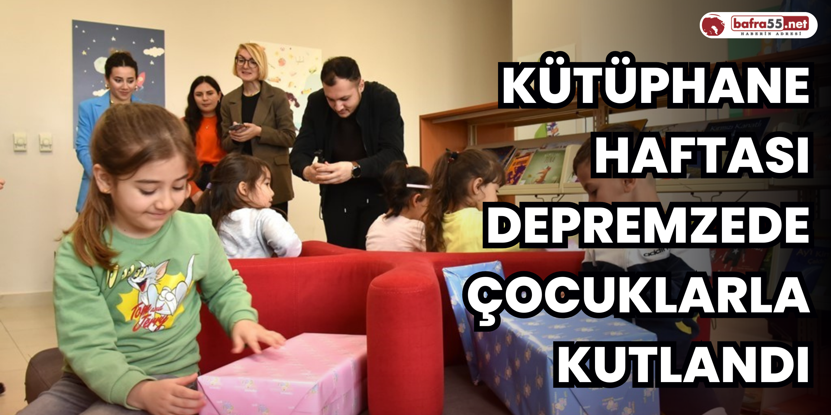 Kütüphane Haftası depremzede çocuklarla kutlandı