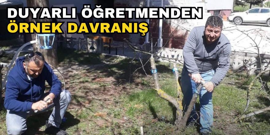 Duyarlı Öğretmenden Örnek Davranış