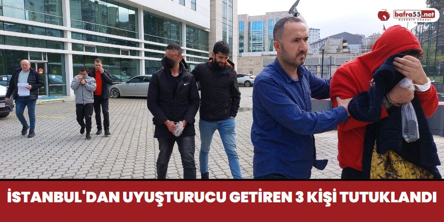 İstanbul'dan Uyuşturucu Getiren 3 Kişi Tutuklandı