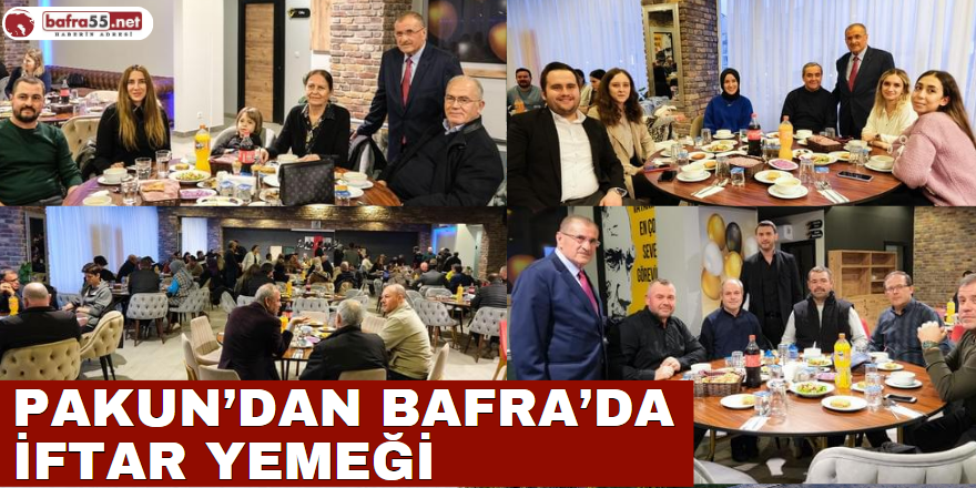 Pakun’dan Bafra’da İftar Yemeği