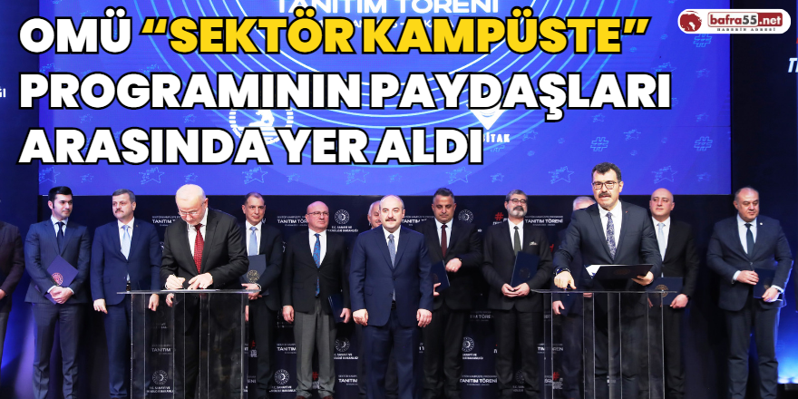 OMÜ “Sektör Kampüste” Programının Paydaşları Arasında Yer Aldı