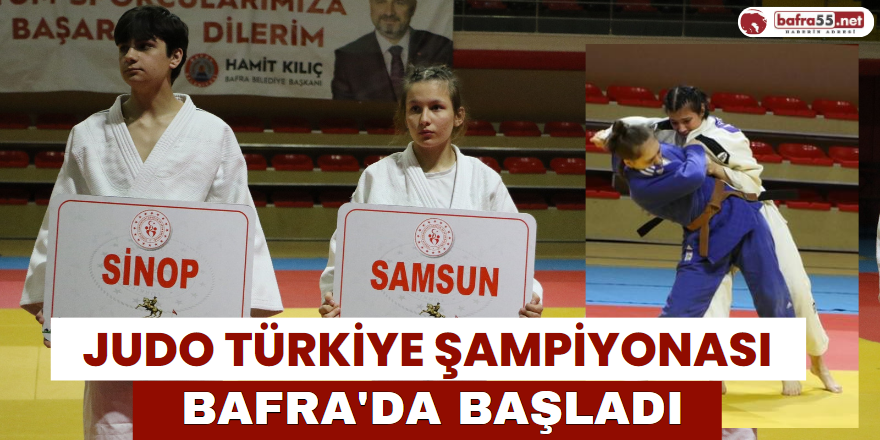 Judo Türkiye Şampiyonası Bafra'da Başladı