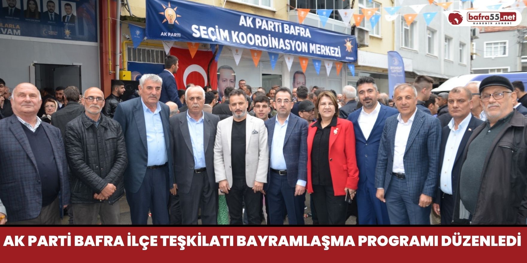 AK Parti Bafra İlçe Teşkilatı Bayramlaşma Programı Düzenledi 