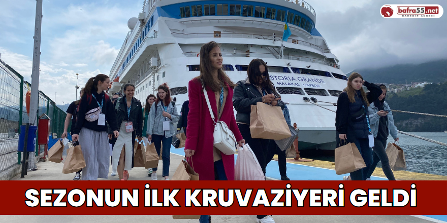 Sezonun İlk Kruvaziyeri Geldi