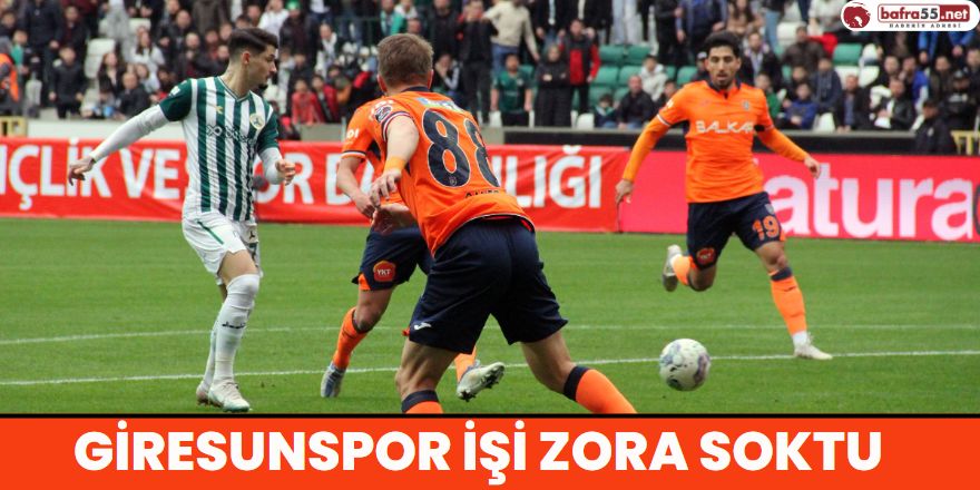 Giresunspor İşi Zora Soktu