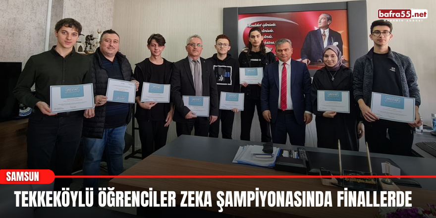 Tekkeköylü öğrenciler zeka şampiyonasında finallerde