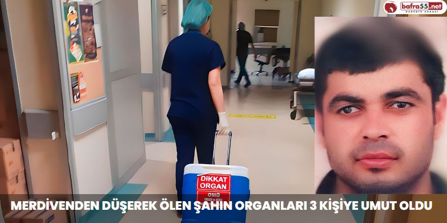 Merdivenden Düşerek Ölen Şahın Organları 3 Kişiye Umut Oldu