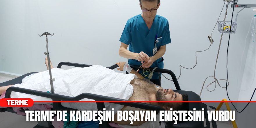 Terme'de Kardeşini Boşayan Eniştesini Vurdu