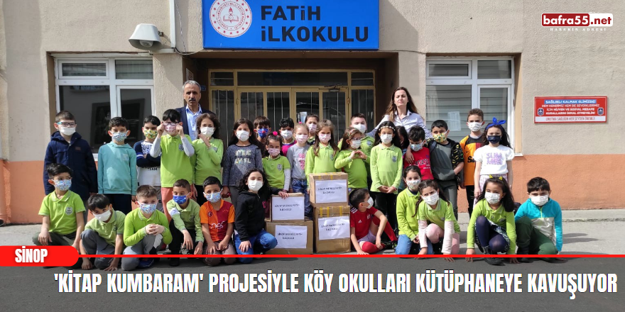 'Kitap Kumbaram' projesiyle köy okulları kütüphaneye kavuşuyor