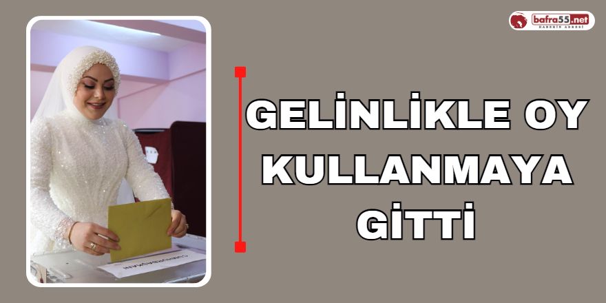 Gelinlikle Oy Kullanmaya Gitti