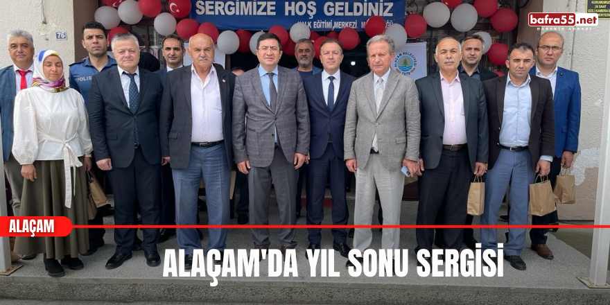 Alaçam'da yıl sonu sergisi