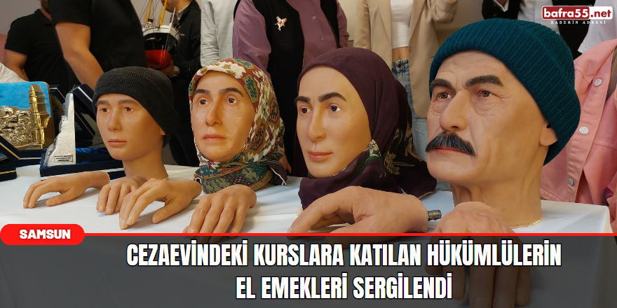 Cezaevindeki Kurslara Katılan Hükümlülerin El Emekleri Sergilendi