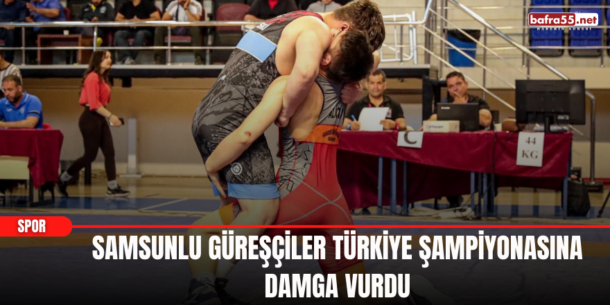 Samsunlu Güreşçiler Türkiye Şampiyonasına Damga Vurdu