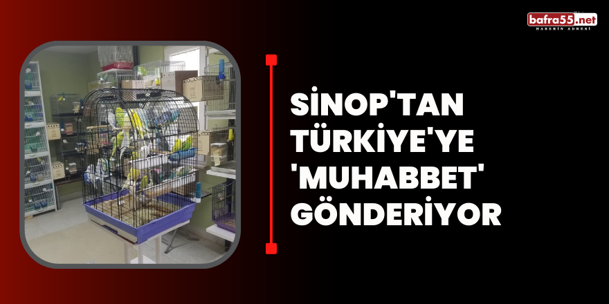 Sinop'tan Türkiye'ye 'muhabbet' gönderiyor