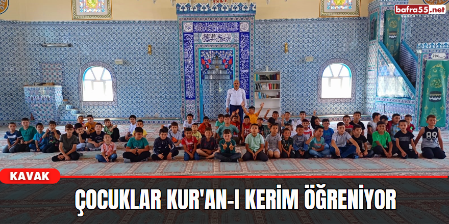 Çocuklar Kur'an-ı Kerim öğreniyor