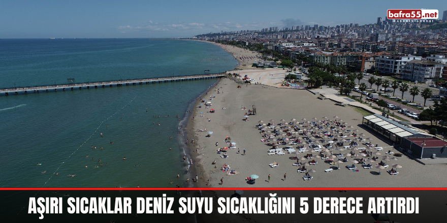 Aşırı Sıcaklar Deniz Suyu Sıcaklığını 5 Derece Artırdı