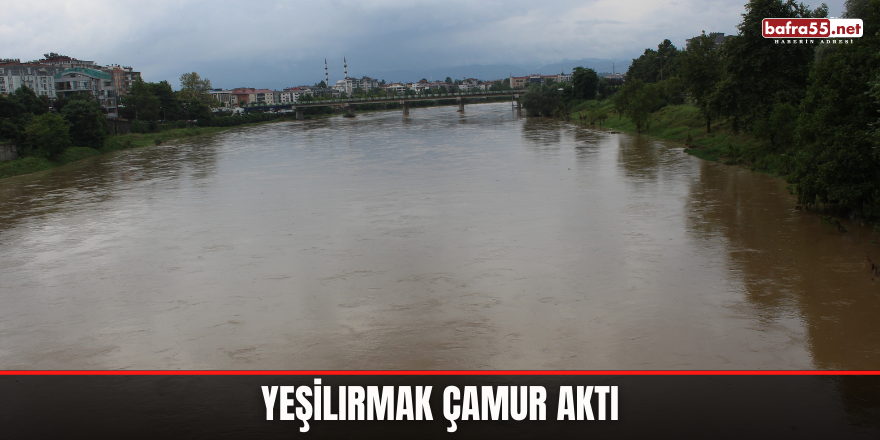 Yeşilırmak çamur aktı