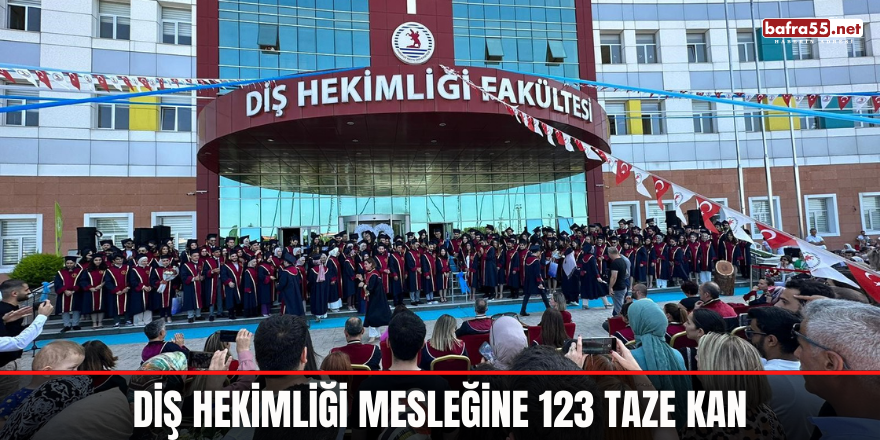 Diş hekimliği mesleğine 123 taze kan