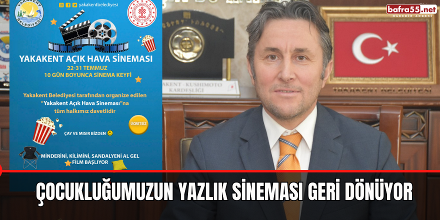 Çocukluğumuzun Yazlık Sineması Geri Dönüyor