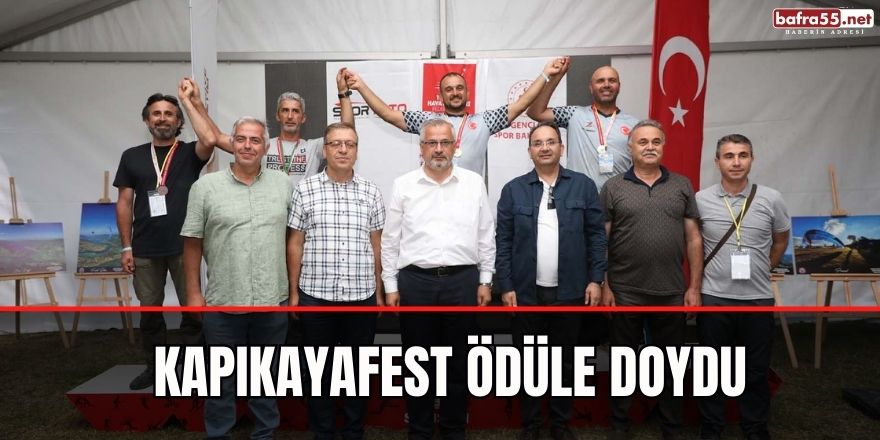 KAPIKAYAFEST ÖDÜLE DOYDU