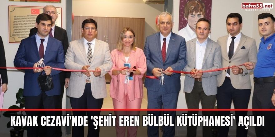 Kavak Cezaevi'nde 'Şehit Eren Bülbül Kütüphanesi' açıldı