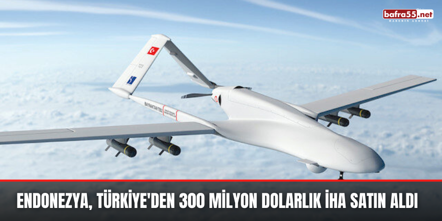 Endonezya, Türkiye'den 300 milyon dolarlık İHA satın aldı