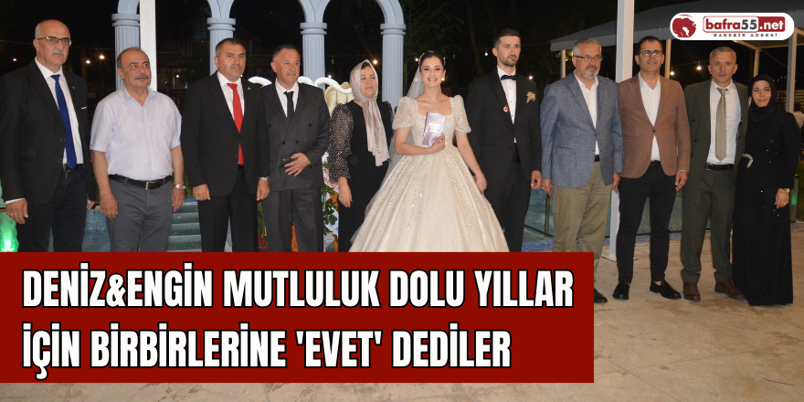 Deniz&Engin Mutluluk Dolu Yıllar İçin Birbirlerine 'Evet' Dediler