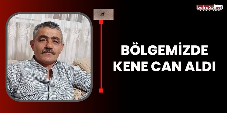 Bölgemizde Kene Can Aldı