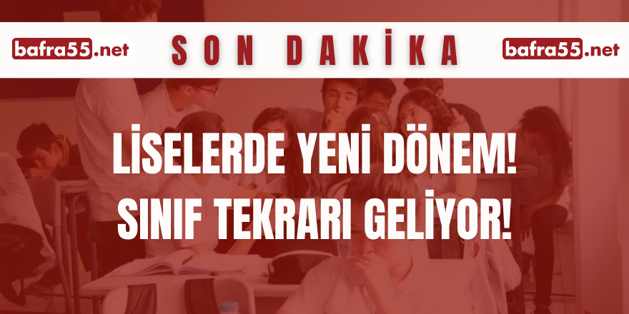 Liselerde Yeni Dönem! Devamsızlığa Af Yok