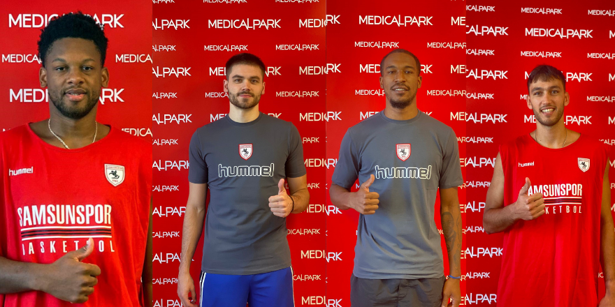 Samsunspor Basketbol Kulübü’nün yeni transferlerine sağlık kontrolü