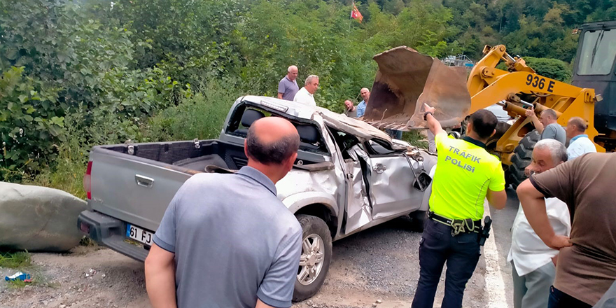 Bölgemizde kaza 1 ölü 1 yaralı