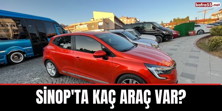 Sinop'ta Kaç Araç Var?