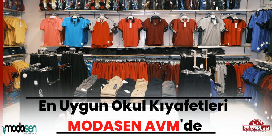 En Uygun Okul Kıyafetleri MODASEN AVM'de