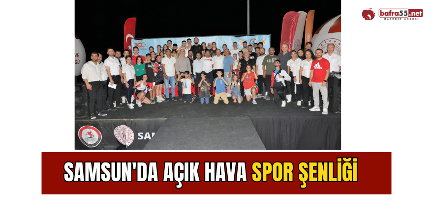 Samsun'da Açık Hava Spor Şenliği