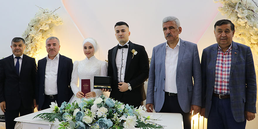 Havza Belediye Başkan Özdemir nikah kıydı Vezirköprü Belediye Başkanı Edis Şahit oldu