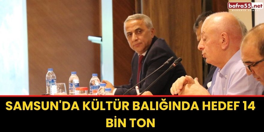 Samsun'da kültür balığında hedef 14 bin ton