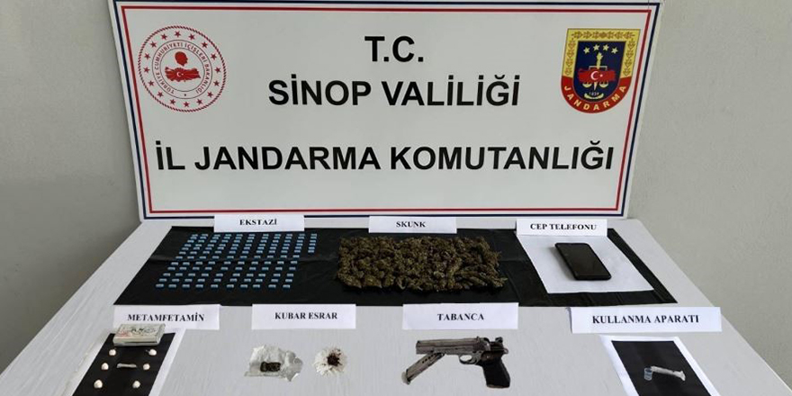 Sinop'ta uyuşturucu satıcılarına darbe: 5 gözaltı