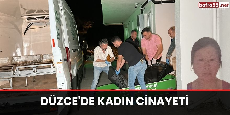 Düzce'de Kadın Cinayeti