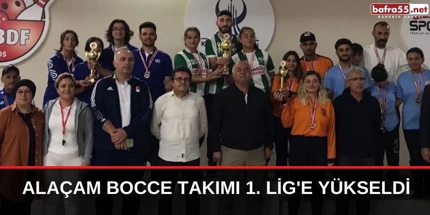 Alaçam Bocce Takımı 1. Lig'e yükseldi