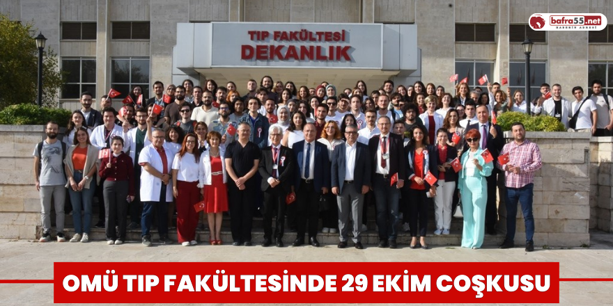 OMÜ Tıp Fakültesinde 29 Ekim coşkusu