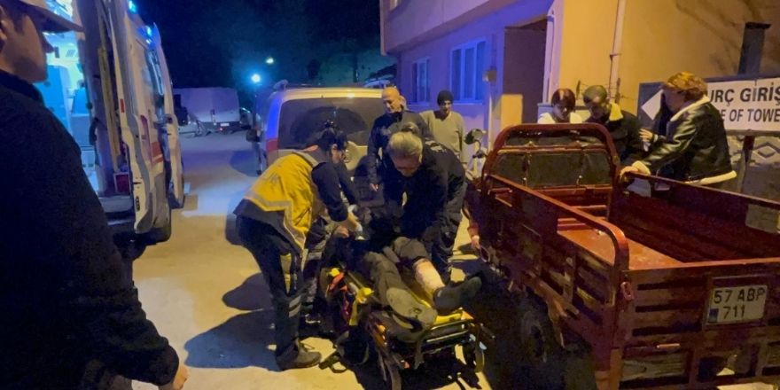 Sinop'ta motosikletten düşen şahıs yaralandı