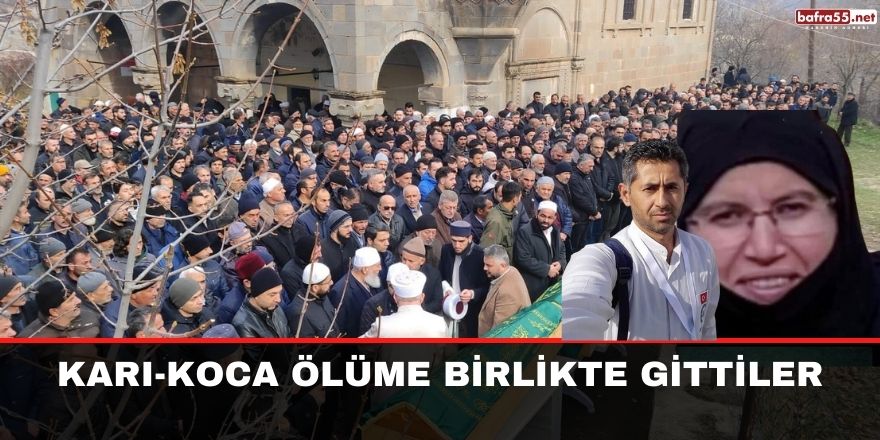 Karı-Koca ölüme birlikte gittiler