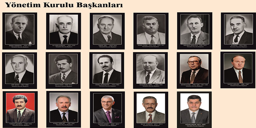 Bafra'da Görev yapan TSO Başkanları