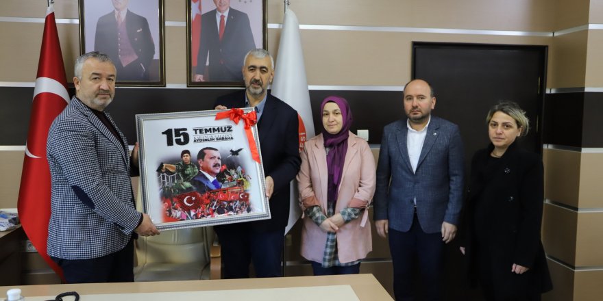 Halk Eğitim Merkezi Müdürlüğünden Başkan Topaloğlu’na Ziyaret