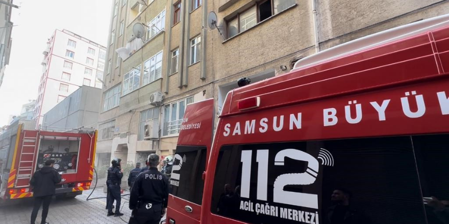 Samsun'da aynı apartmanda bulunan 2 iş yeri 2 gün ara ile yandı