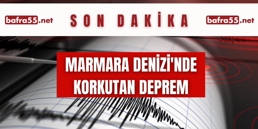 Marmara Denizi'nde Korkutan Deprem